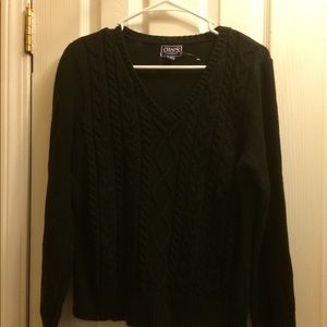 Chaps black sweater